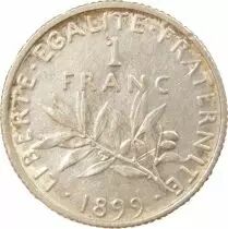 France  Sower - 1 Silver Franc - 1899 Paris