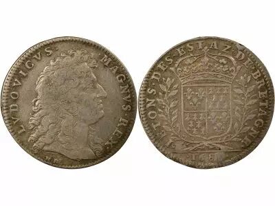 France  States of Brittany, Louis XIV ? Silver Token - 1683 Vitr�