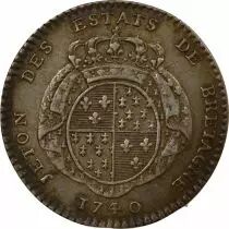 France  States of Brittany, Louis XV ? Silver Token - 1740 Rennes