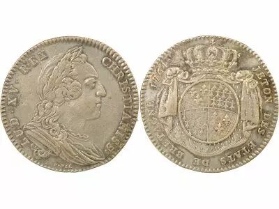 France  States of Brittany, Louis XV ? Silver Token - 1764 Rennes