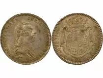 France  States of Brittany, Louis XV ? Silver Token - 1768 Rennes