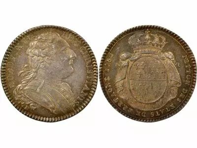 France  States of Brittany, Louis XVI ? Silver Token - 1780 Rennes
