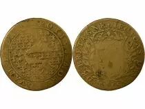France  States of Brittany ? Brass Token, Ermine - 1653-1655