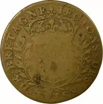 France  States of Brittany ? Brass Token, Ermine - 1653-1655