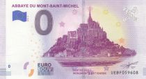 France 0 Euro -  Mont Saint Michel - Touristic banknote 2019 UNC