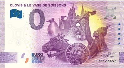 France 0 Euro Souvenir - Clovis et le vase de Soissons - 2026