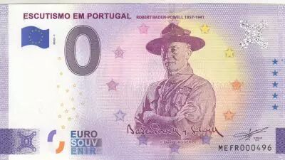 France 0 Euro Souvenir - Le scoutisme au Portugal - 2022