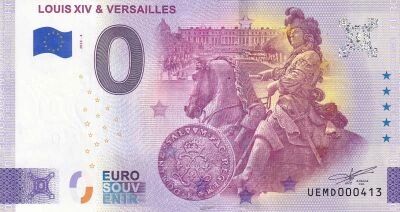 France 0 Euro Souvenir - Louis XIV et Versailles - 2025
