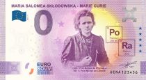 France 0 Euro Souvenir 2023 - Marie Curie