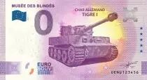 France 0 Euro Souvenir 2023 - Mus&eacute;e des blind&eacute;s - Saumur - Char Tigre I