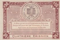 France 0.5 franc - Chambre de Commerce de Caen et Honfleur - 1920 - Série A