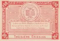 France 0.5 Franc - Honfleur and Caen Chamber of Commerce - 1920 - Serial C