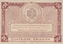 France 0.5 Franc - Honfleur and Caen Chamber of Commerce - 1920- Serial B