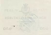 France 0.50 cents - City of Wassy - October 1915