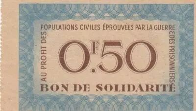 France 0.50 Franc Bon de Solidarit� - 1941-1942