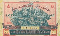 France 1/10 Loterie Nationale - Les gueules cassées - 1938 - TB