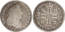 France 1/12 Ecu Louis XIV with 8 L - A Paris - Silver