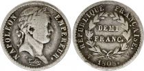 France 1/2 Franc- Napoleon I - 1808  W Lille - Silver