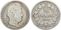 France 1/2 Franc Louis-Philippe I - 1841 A Paris - Silver
