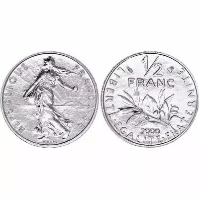 France 1/2 Franc Semeuse - 2000 BE