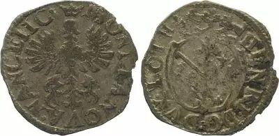 France 1/2 Gros, Duch� de Lorraine - Henri II (1608-1624) 3 �me ex