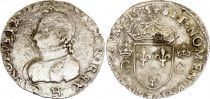 France 1/2 Teston, Charles IX - Armoiries 1575 H La Rochelle - Argent