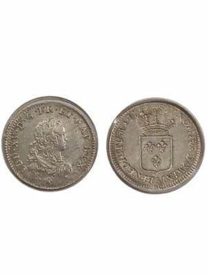 France 1/3 Ecu Louis XV - Arms 1721 A Paris - Silver