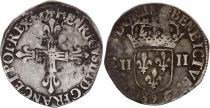 France 1/4 Ecu Henri III - 1587 - Rennes (9)