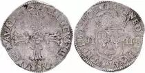 France 1/4 Ecu Henri IV -  Silver - 1602 L Bayonne