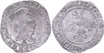 France 1/4 Franc Henri III Col Plat - Silver - 1587 A