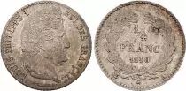 France 1/4 Franc Louis Philippe I - 1840 A Paris - Silver
