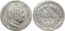 France 1/4 Franc Louis Philippe I - 1841 A Paris - Silver