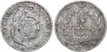 France 1/4 Franc Louis Philippe I - 1843 B Rouen - Silver