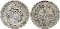 France 1/4 Franc Louis Philippe I - 1844W A Paris - Silver