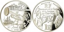France 1,50 Euros  - Vente de la Louisiane aux USA - 2003 - Argent - avec certificat