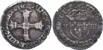 France 1/8 Ecu Henri IV - Argent - 1600 Saint-Lô