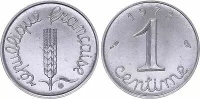 France 1 Centime - 1973 - UNC