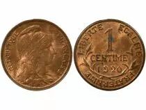 France 1 Centime, Dupuis - 1920 Paris