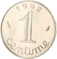 France 1 Centime BE Epi 1992