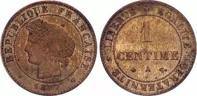 France 1 Centime Ceres - 1872 A Paris