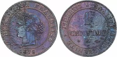 France 1 Centime Ceres - 1872 A Paris
