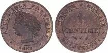 France 1 Centime Cérès - 1889 A Paris - Faisceau