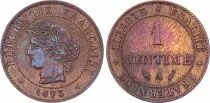 France 1 Centime Cérès - 1893 A Paris - Faisceau