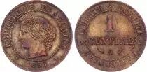 France 1 Centime Ceres - 1896 A Paris - Beam