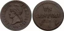 France 1 Centime Dupr&eacute; - An 6 A Paris