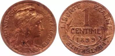 France 1 Centime Dupuis - 1899