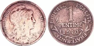 France 1 Centime Dupuis - 1910