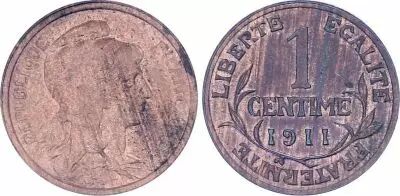 France 1 Centime Dupuis - 1911