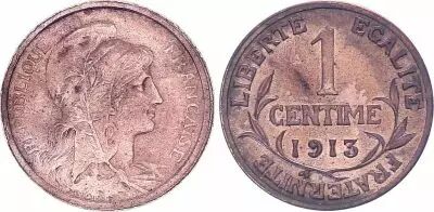 France 1 Centime Dupuis - 1913
