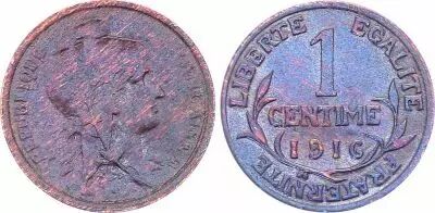 France 1 Centime Dupuis - 1916